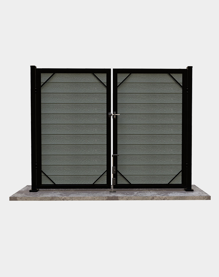 aluminum black Double-gate vancouver alberta toronto ontario