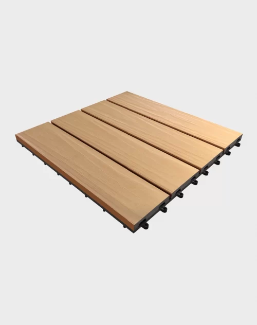 Composite deck tiles ezclip elite sandy beach