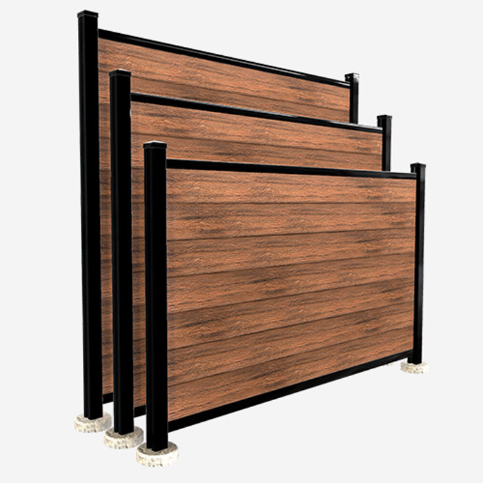 Height of fence 6 ft 8 ft 9 ft