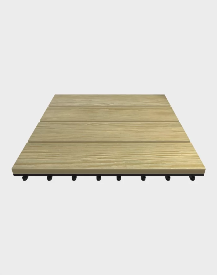 Composite deck tiles ezclip premium maple