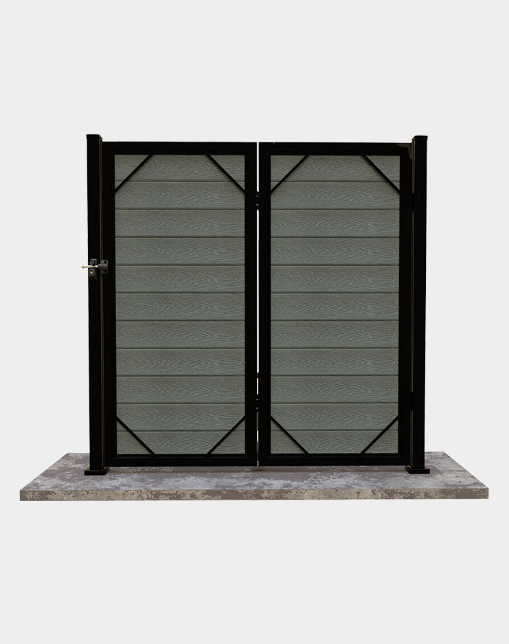 Single-folding-gate