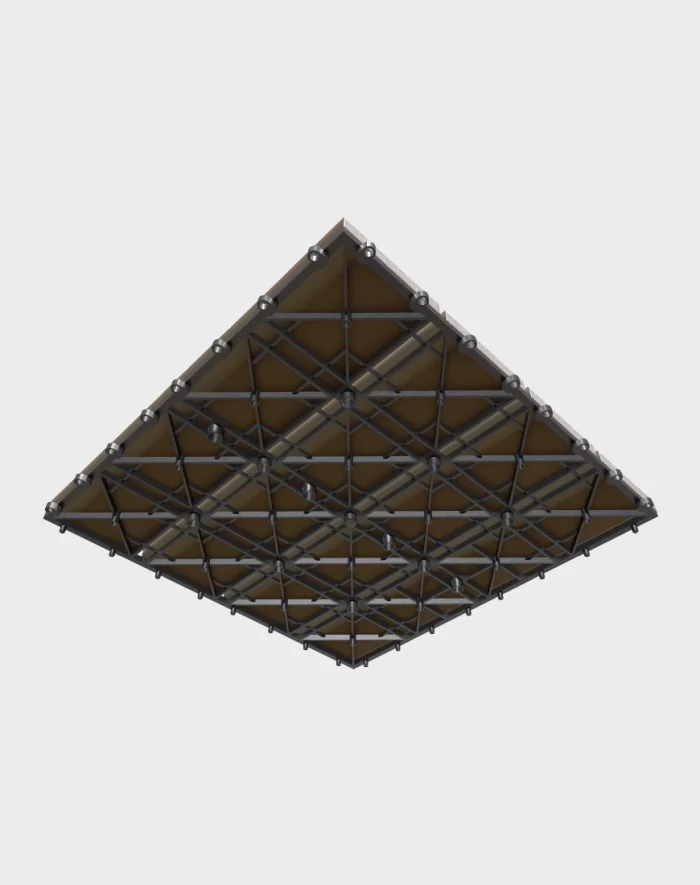 Composite deck tiles ezclip premium cocoa