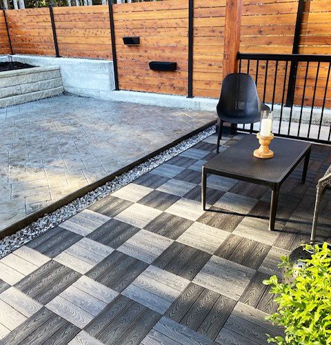EZclip-Slate-grey-Black-Composite-Deck-Tiles-canada